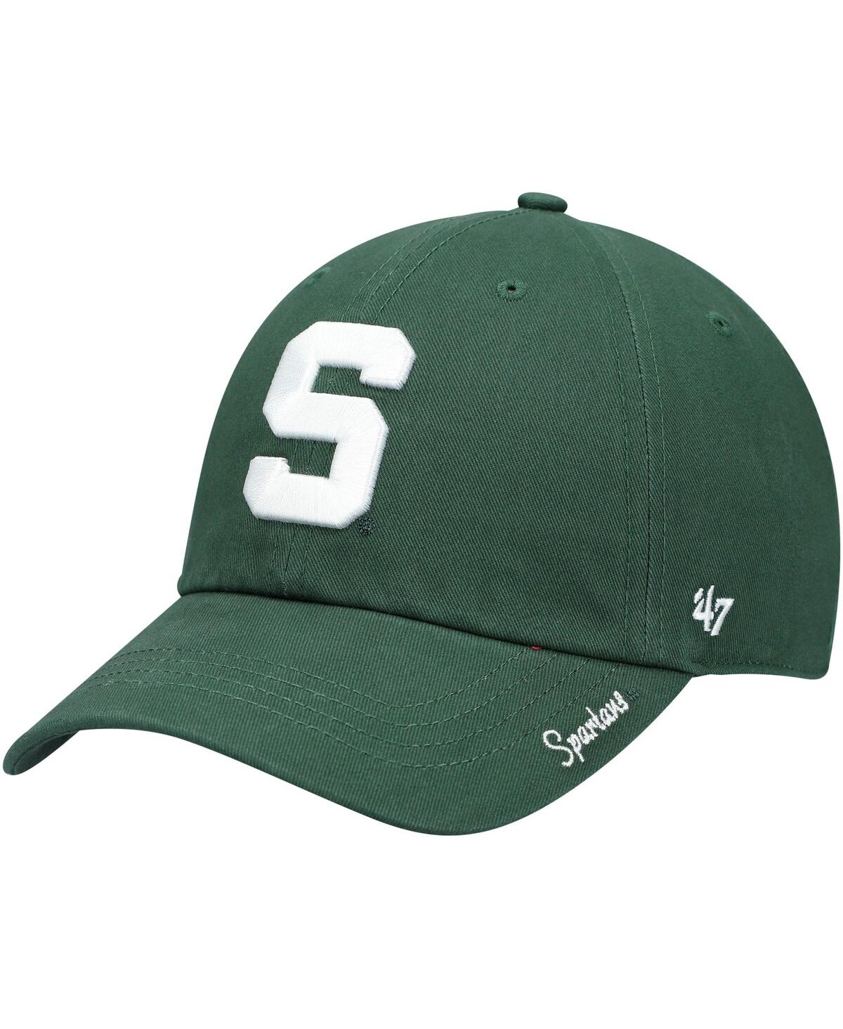 Shop 47 Brand Women's '47 Green Michigan State Spartans Team Miata Clean Up Adjustable Hat