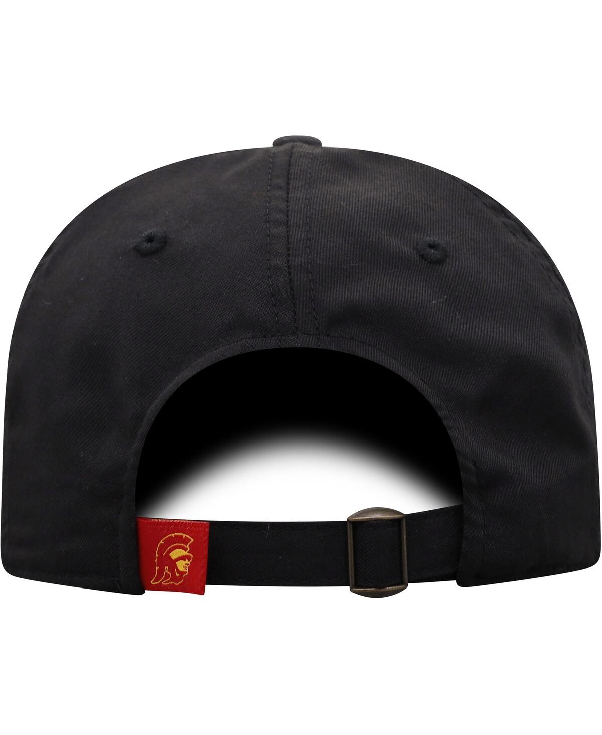 Shop Top Of The World Men's  Black Usc Trojans Staple Adjustable Hat