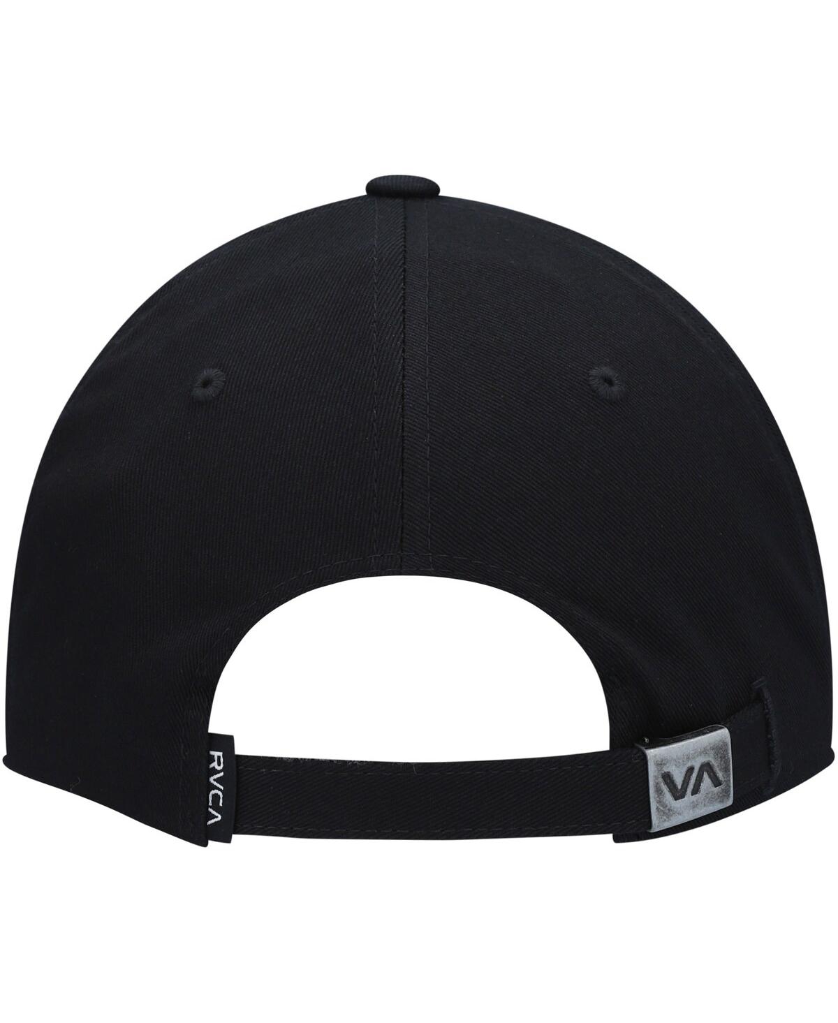 Shop Rvca Men's  Black Bill Connors Adjustable Hat