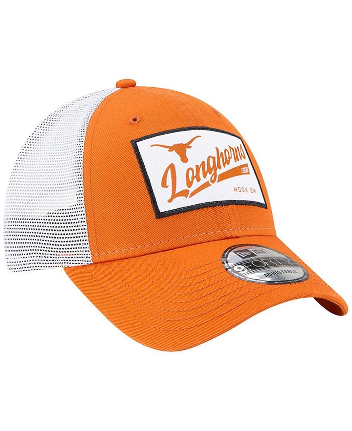 New Era Men's Texas Orange Texas Longhorns Timeless Trucker 9FORTY