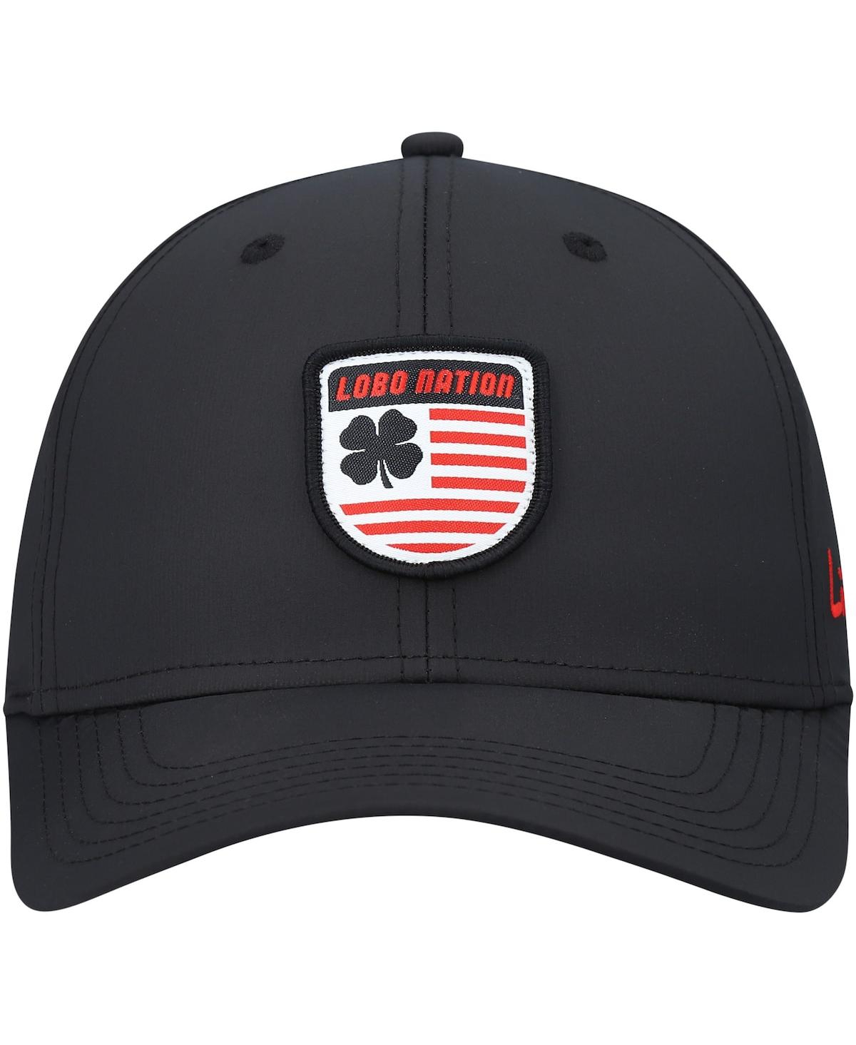Shop Black Clover Men's Black New Mexico Lobos Nation Shield Snapback Hat