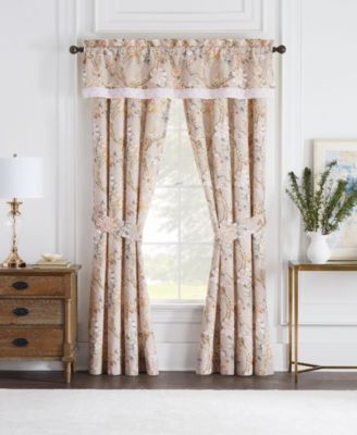 Shop Waverly Mudan Window Treatments In Taupe