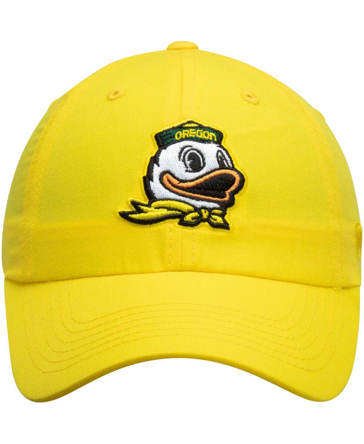 Men's Top of the WorldOregon Ducks Primary Logo Staple Adjustable Hat - Yellow