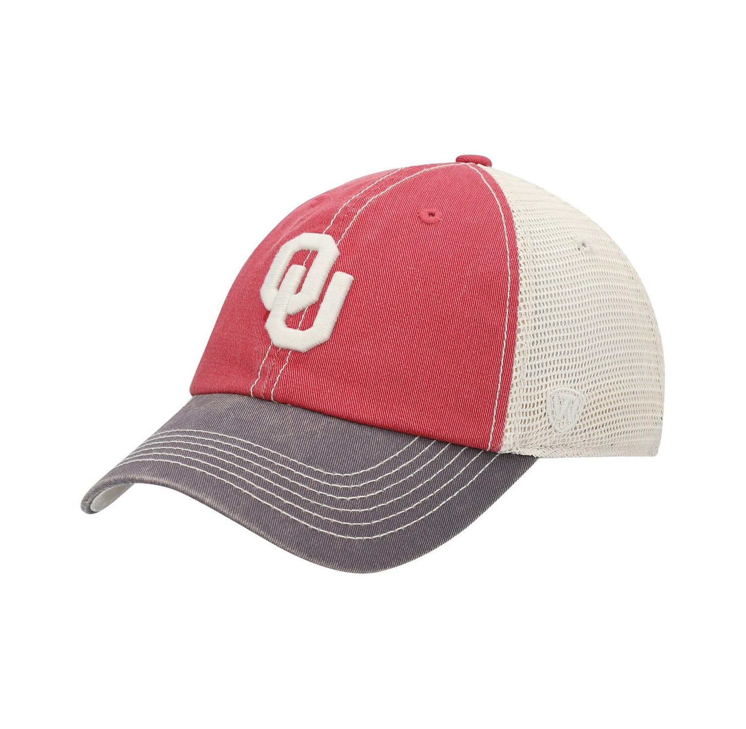 Men's Oklahoma Sooners Offroad Trucker Adjustable Hat - Crimson