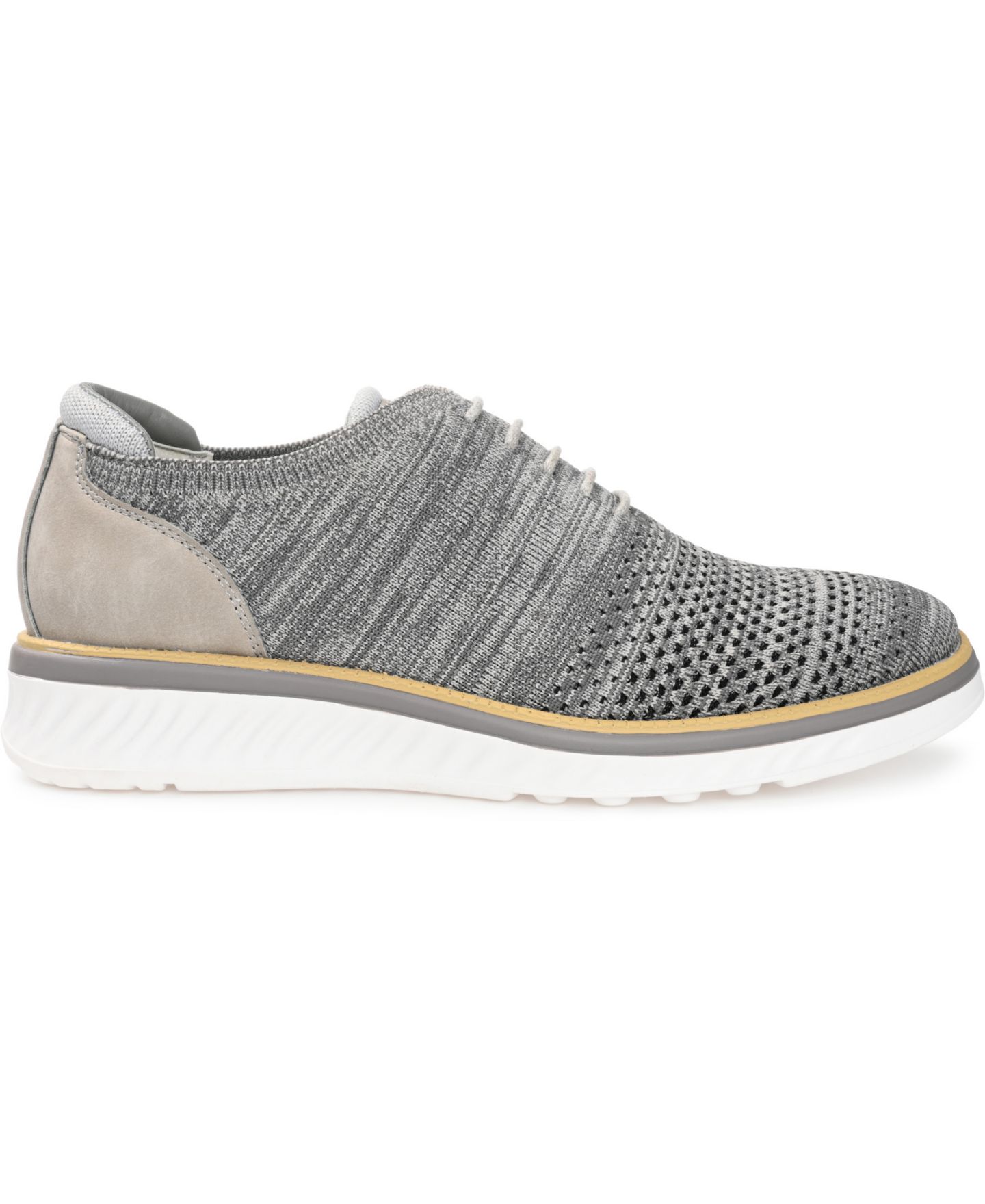Обувь Vance Co. Men's Marlon Knit Casual Dress Shoes, цвет: Серый — фото 2