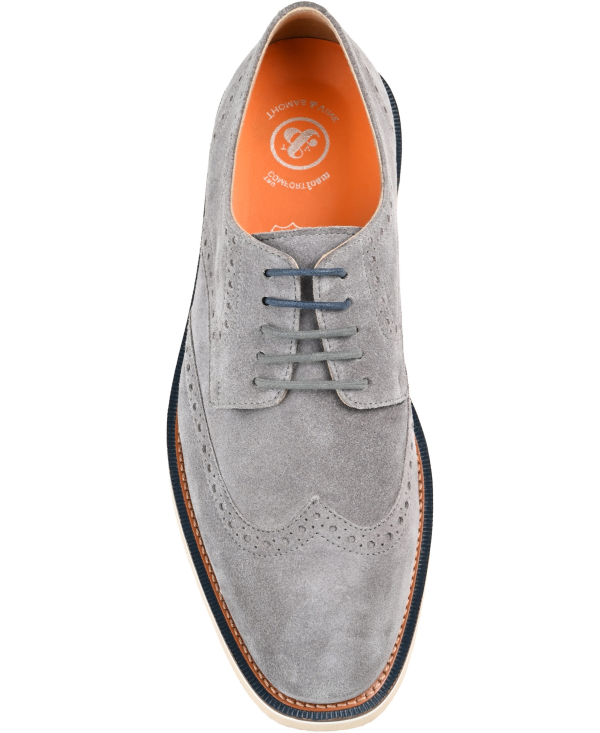 Thomas & Vine Men's Chadwick Wingtip Derby Dress Shoes