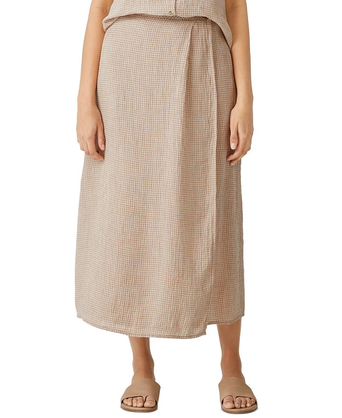Eileen Fisher Women's Organic Linen Wrap Skirt & Reviews ...