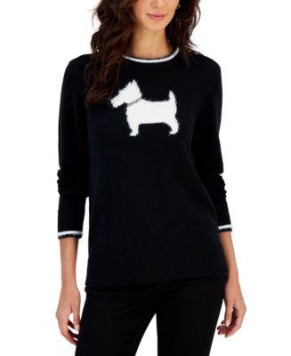 Charter Club Petite Scottie Dog Sweater, Created for Macy's & Reviews -  Sweaters - Petites - Macy's