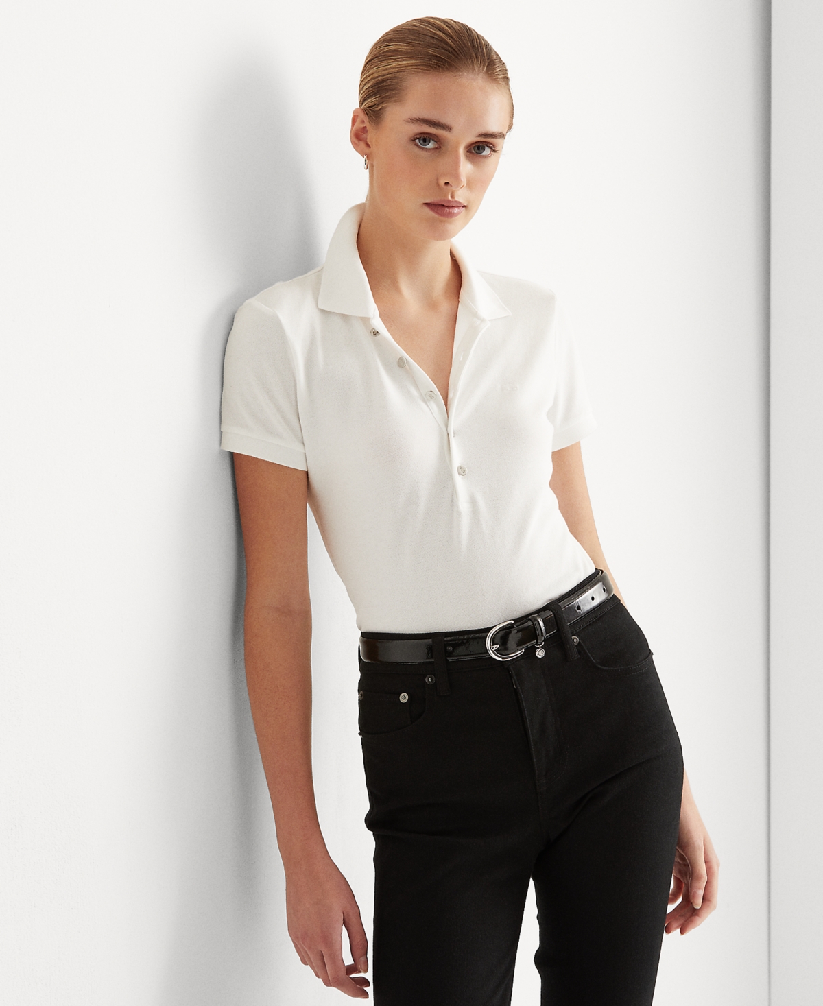 RALPH LAUREN PIQUE POLO SHIRT 