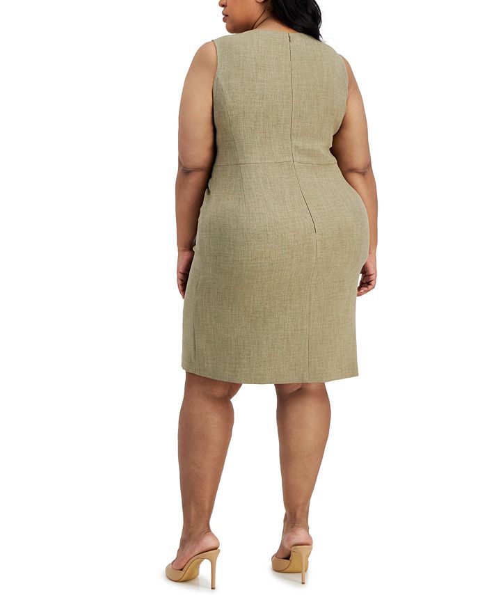 Kasper Plus Size Stretch-Crepe Sheath Dress - Macy's