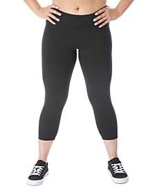 Plus Size Soft Touch Cropped Leggings