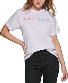 Women's Pride CK Outline Logo Tour T-Shirt  