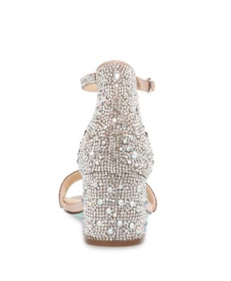 Betsey Johnson Women's Mari Block Heel Evening Sandals