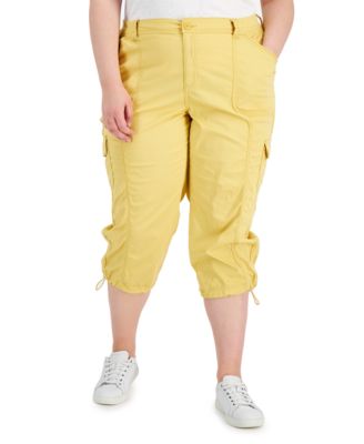 capri cargo pants plus size