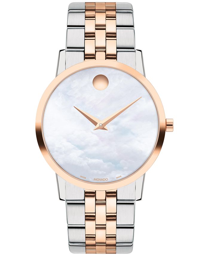 Movado - Women's Swiss Museum Classic Two Tone Stainless Steel Bracelet Watch 33mm