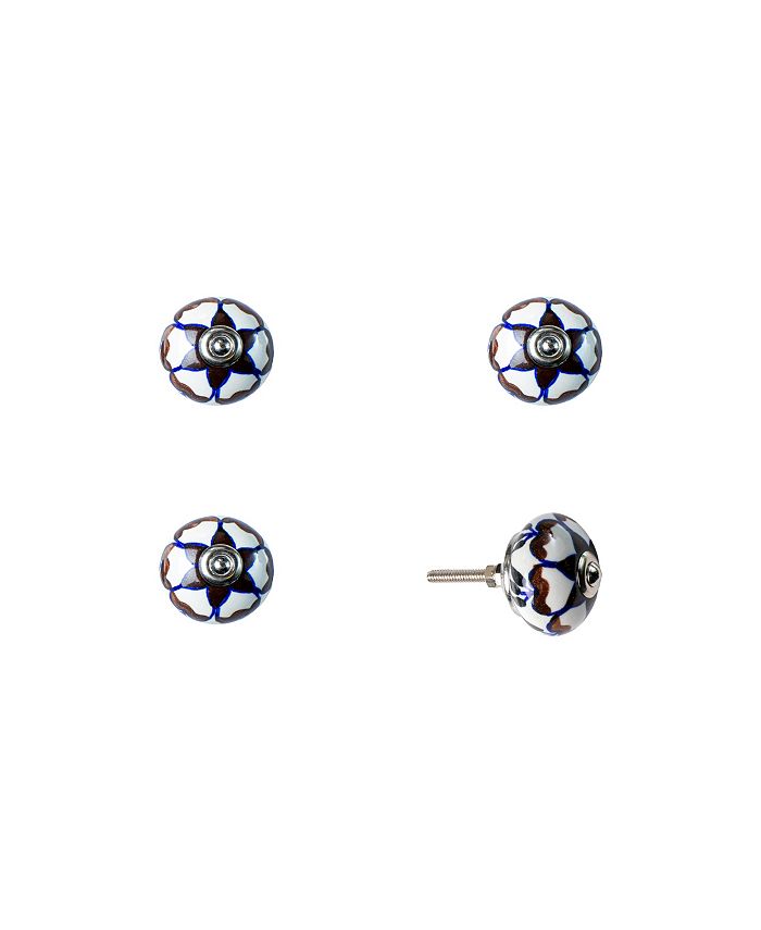 KNOBIT Handpainted Ceramic Knob Set of 12 Macy's
