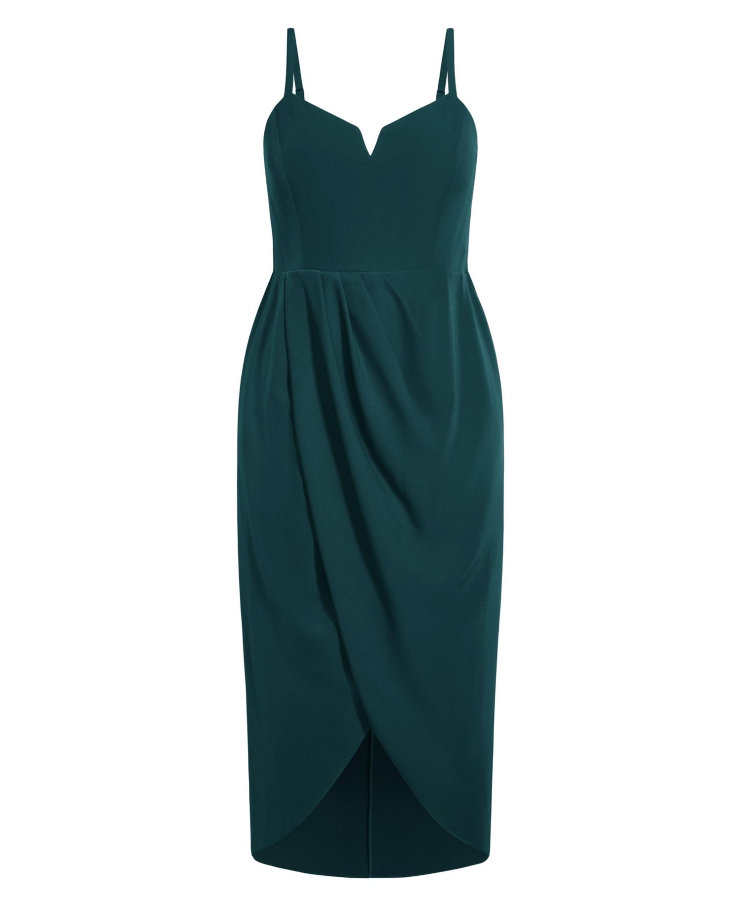 Women's Sassy Flex Fit Tulip V Dress