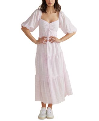 MINKPINK - Women's Nive Puff-Sleeve Midi Dress