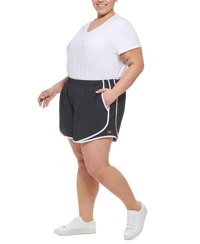 Calvin Klein Plus Size Running Shorts - Macy's