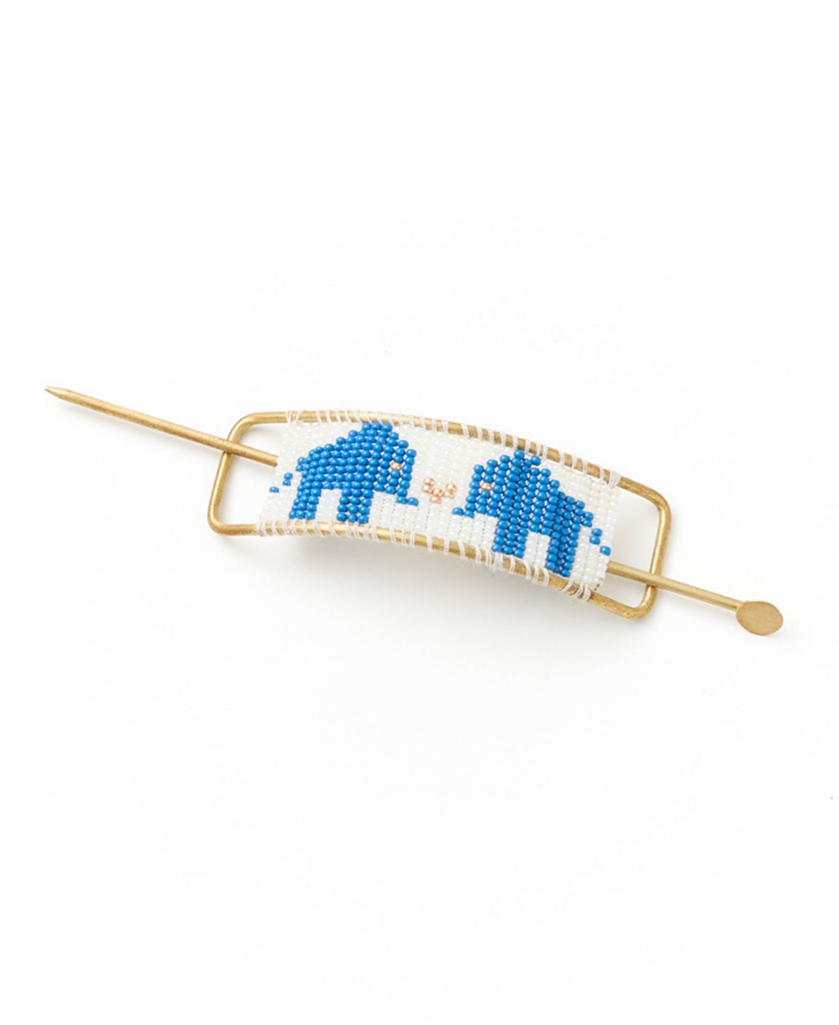 Elephant Barrette Pin - Multi