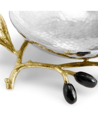 Olive Branch Catch All Decor Bowl