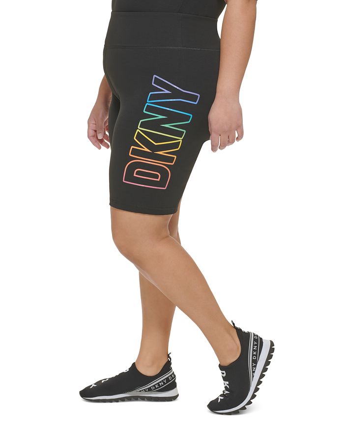 Moderne kvælende Eller senere DKNY Plus Size Pride Bike Shorts & Reviews - Activewear Plus - Women -  Macy's