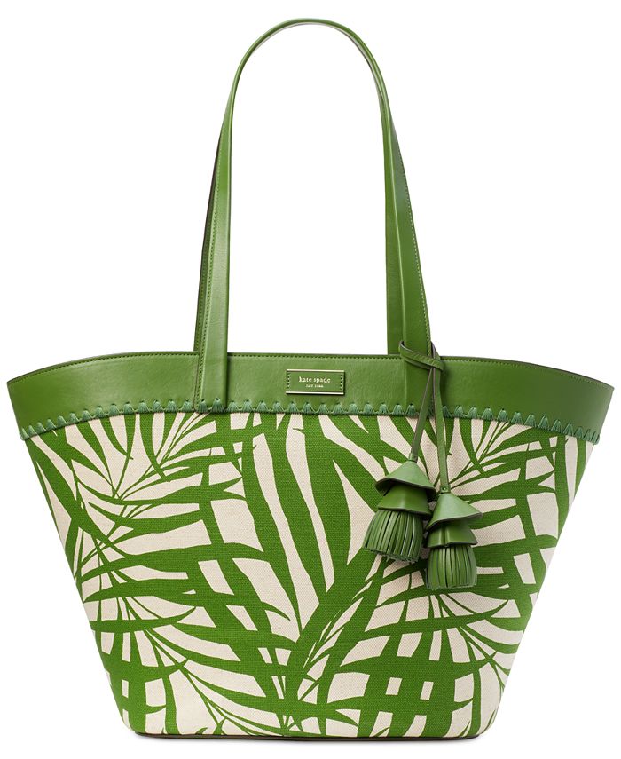 kate spade new york The Pier Palm Fronds Tote & Reviews - Handbags &  Accessories - Macy's