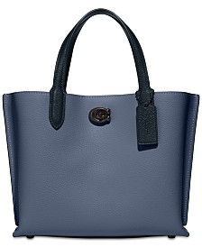 Colorblock Leather Willow Tote 24