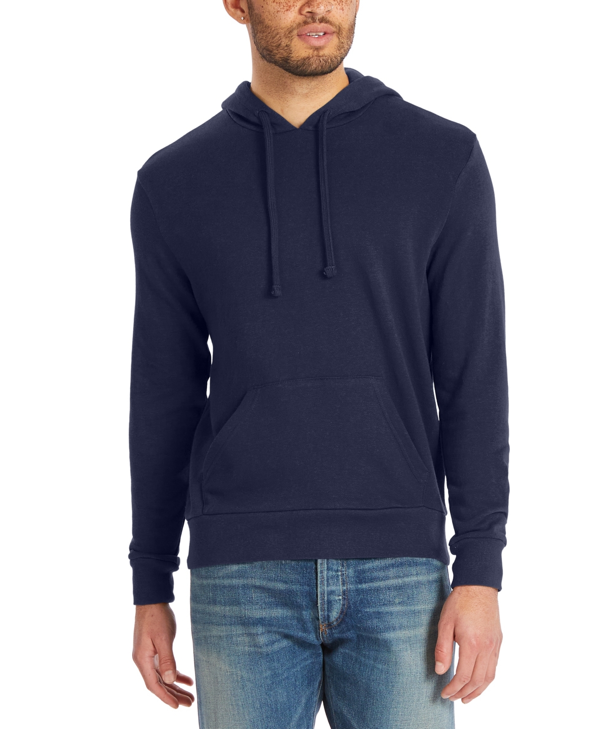 Alternative Apparel Men's Washed Terry The Champ Hoodie In Navy
