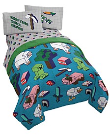 ISO 5 Piece Animals Bed Set, Full