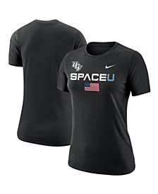 Women's Black UCF Knights Space Game T-shirt