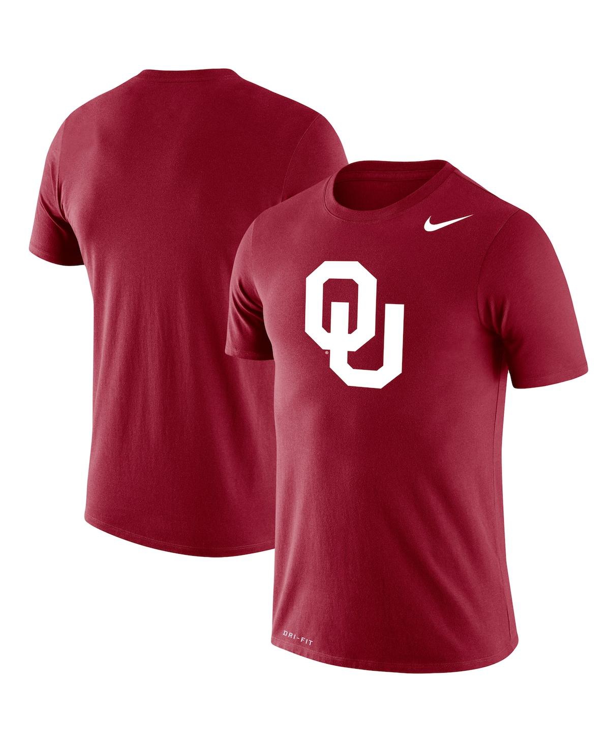 Men's Nike Crimson Oklahoma Sooners Big and Tall Legend Primary Logo Performance T-shirt