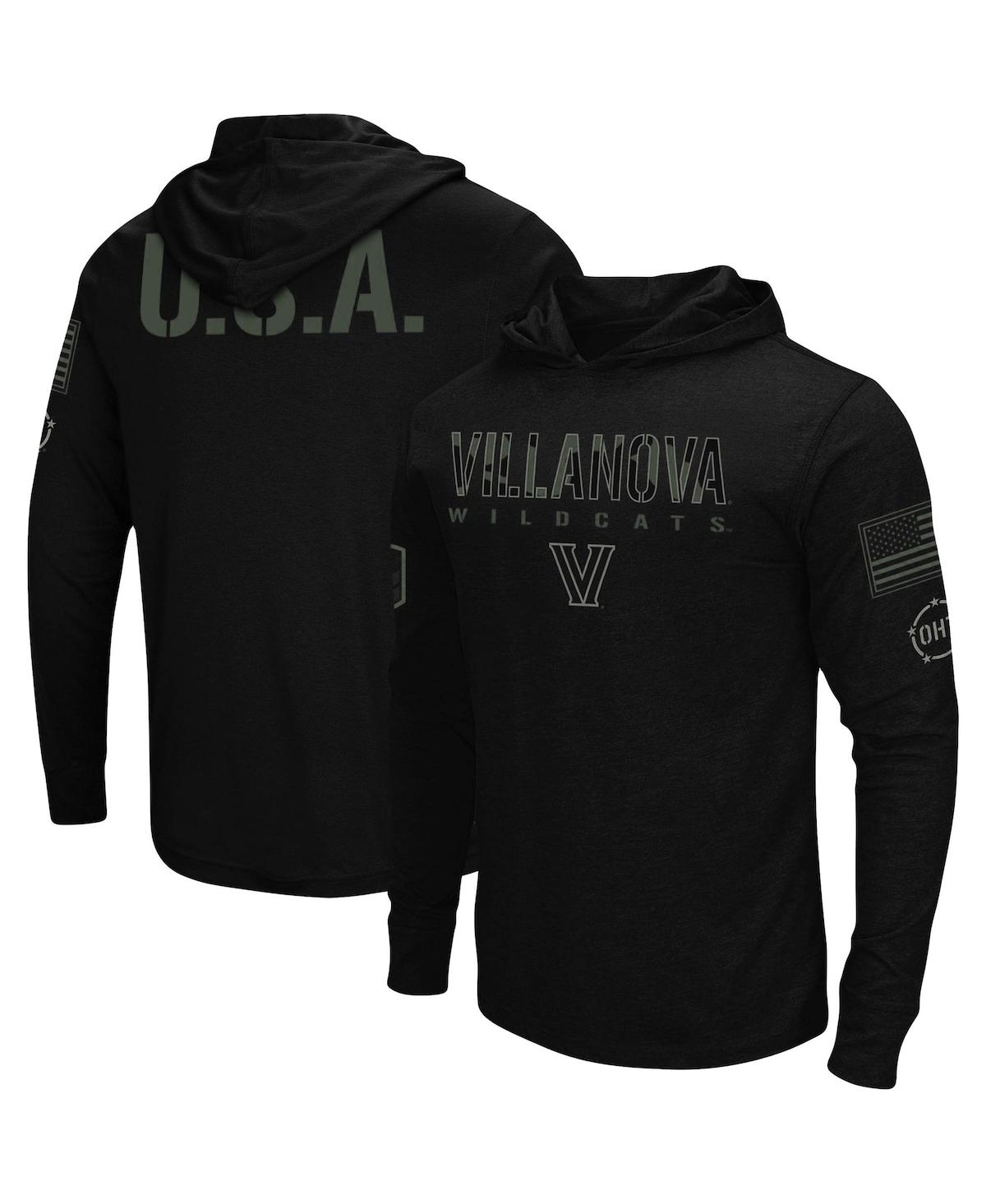 Shop Colosseum Men's  Black Villanova Wildcats Oht Military-inspired Appreciation Hoodie Long Sleeve T-shi