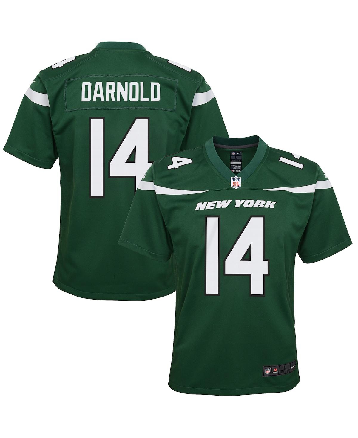 Preschool Boys and Girls Nike Sam Darnold Gotham Green New York Jets Game Jersey