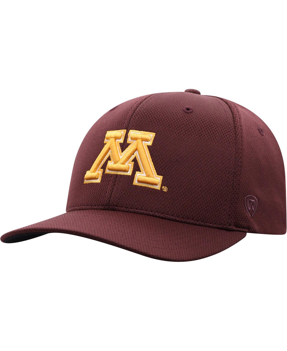 Shop Top Of The World Men's  Maroon Minnesota Golden Gophers Reflex Logo Flex Hat