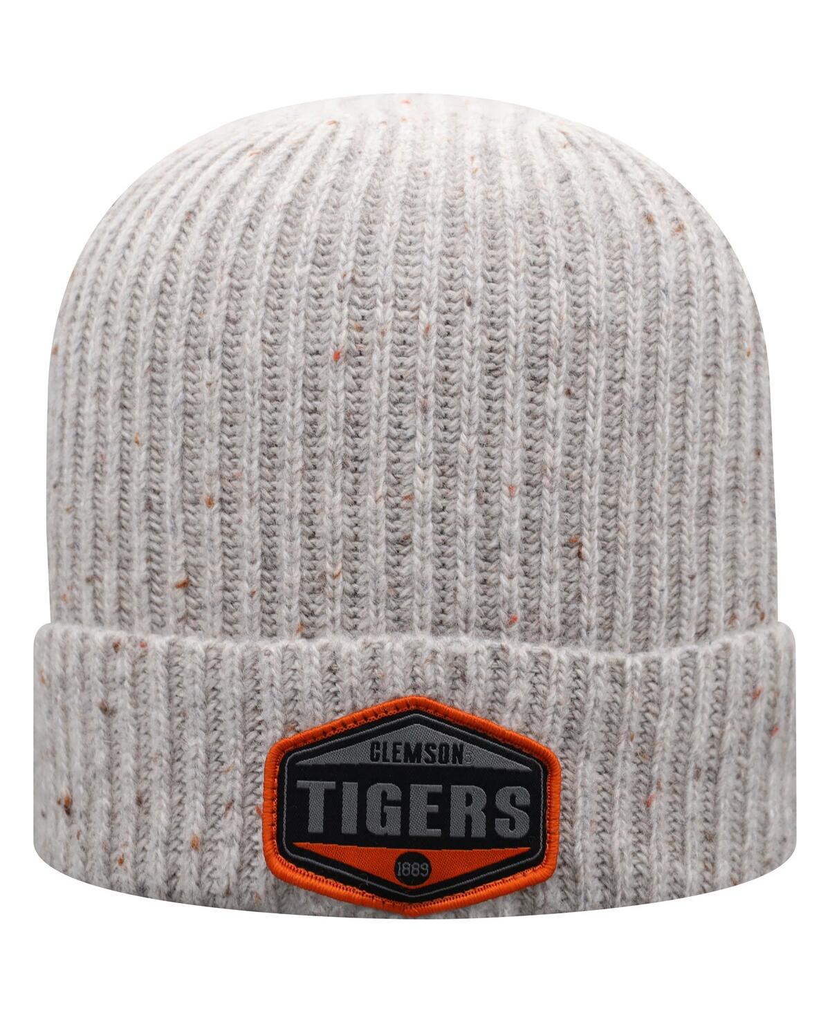 Men's Top of The WorldClemson Tigers Alp Cuffed Knit Hat - Gray