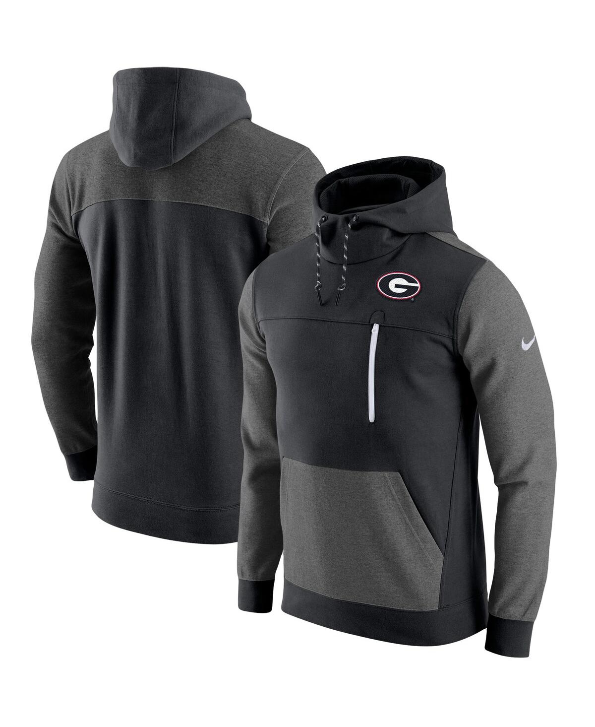 Men's NikeGeorgia Bulldogs Av-15 2.0 Pullover Hoodie - Black