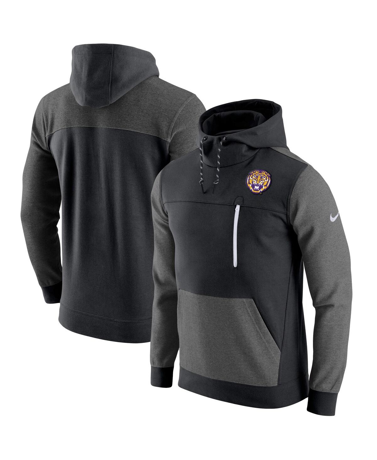 Nike Men's  Black Lsu Tigers Av-15 2.0 Pullover Hoodie In Black
