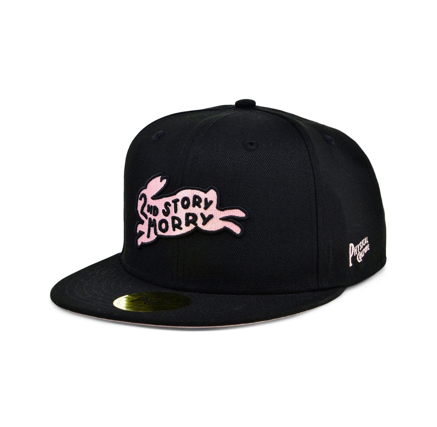 Men's Black Second Story Morrys Black Fives Fitted Hat
