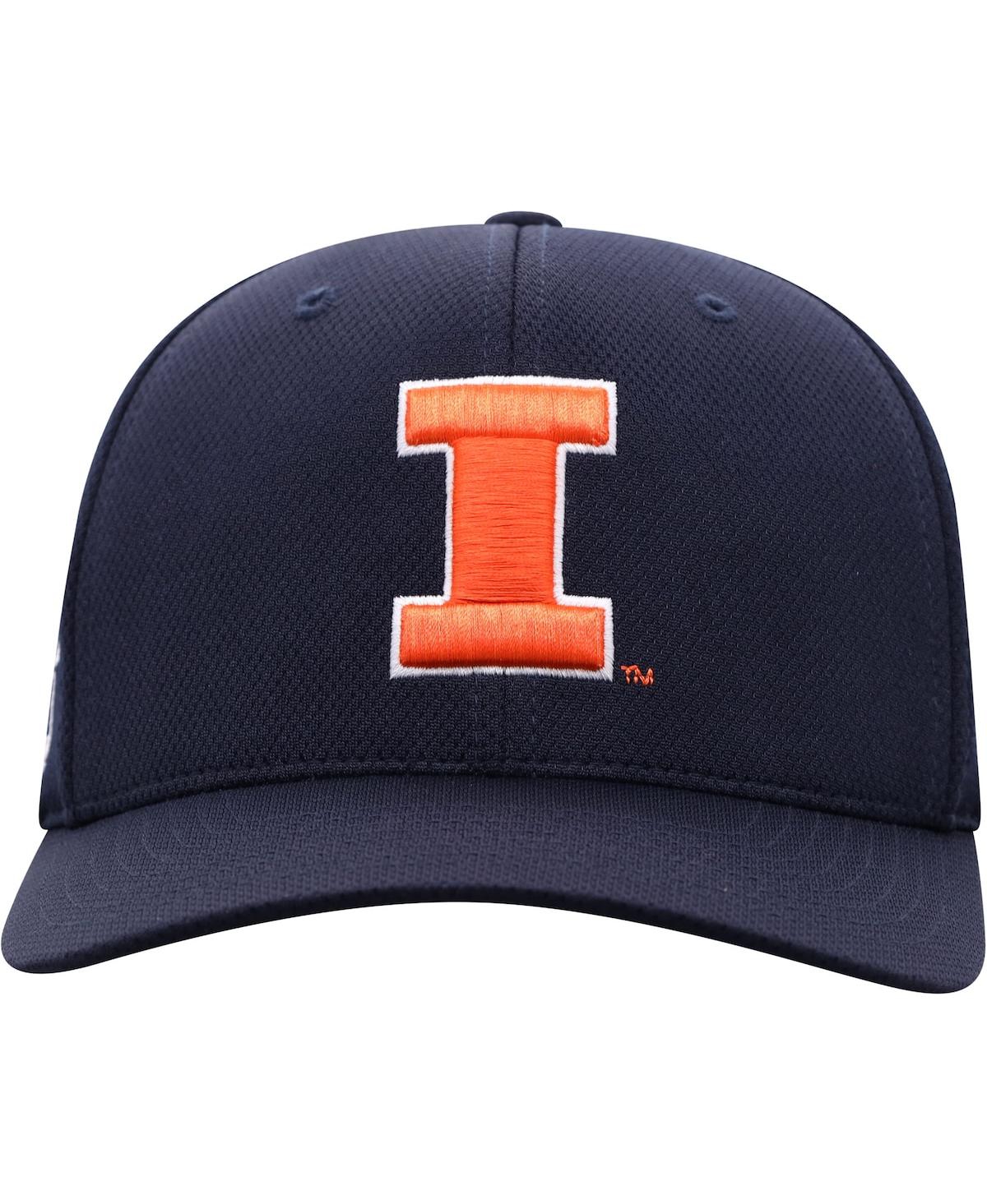 Top Of The World Navy Illinois Fighting Illini Deluxe Flex Hat In Navy