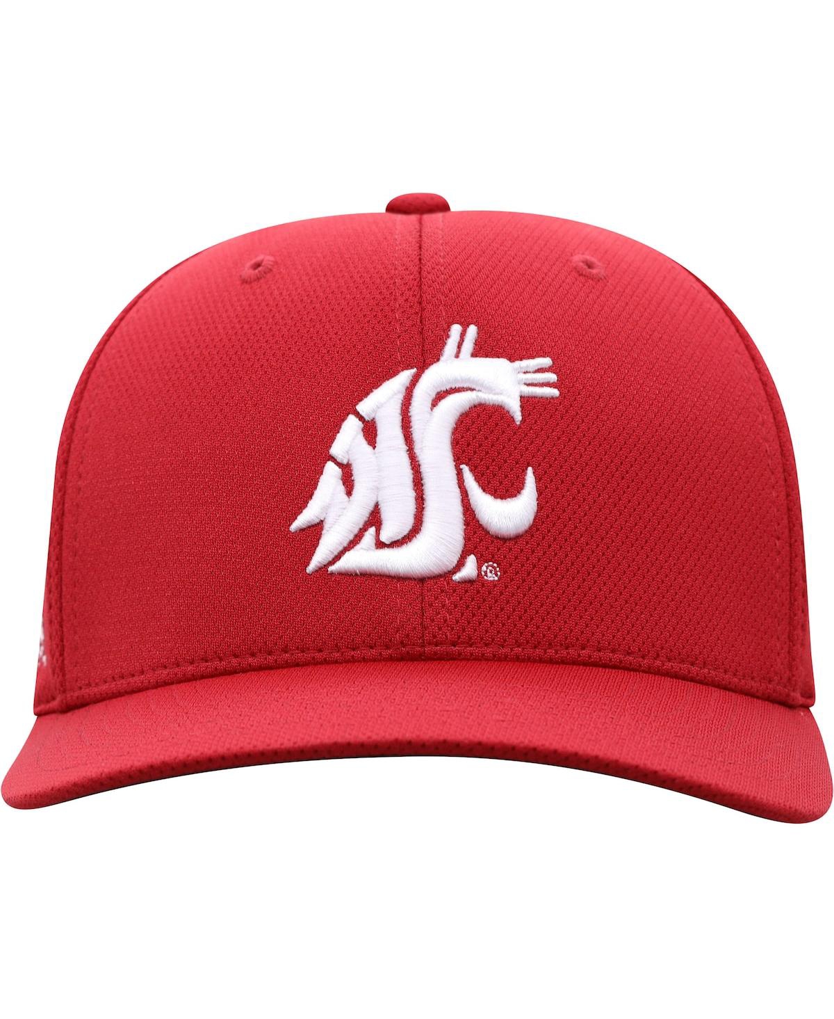 Shop Top Of The World Men's  Crimson Washington State Cougars Reflex Logo Flex Hat