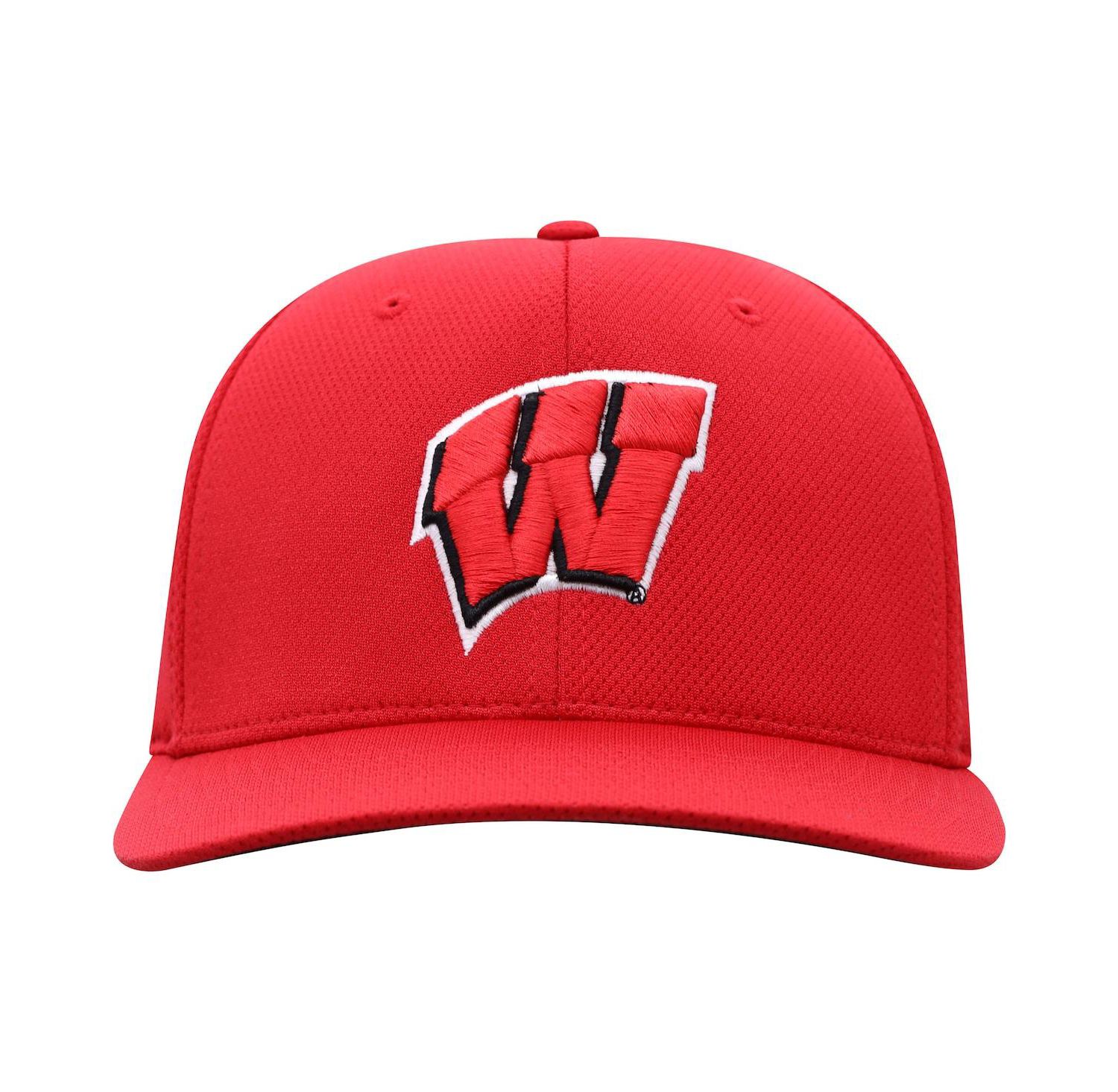 Men's Red Wisconsin Badgers Reflex Logo Flex Hat