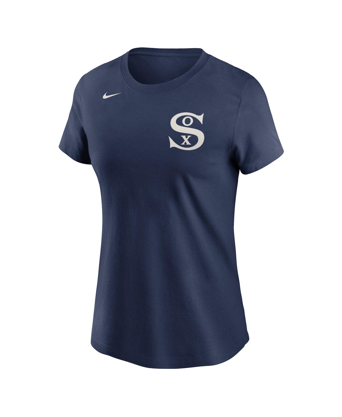 Shop Nike Women's  Luis Robert Navy Chicago White Sox 2021 Field Of Dreams Name And Number T-shirt