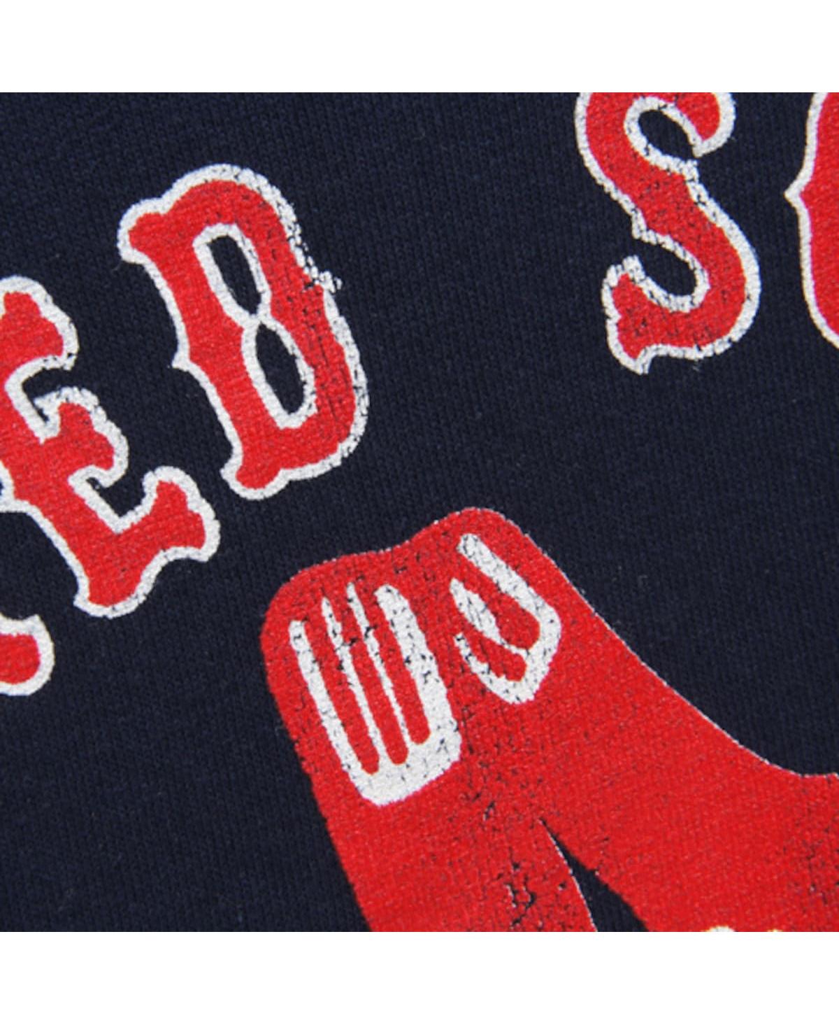 Soft As A Grape Boston Red Sox Big Boys Cooperstown T-shirt In Navy