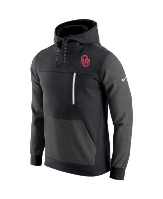 Men's Black Oklahoma Sooners AV-15 2.0 Pullover Hoodie