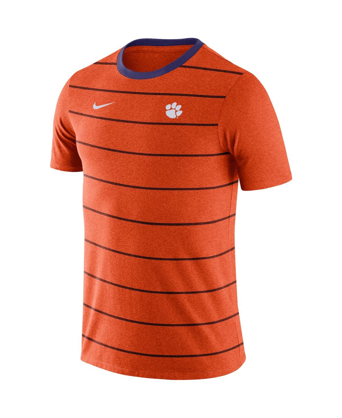 Shop Nike Men's  Orange Clemson Tigers Inspired Tri-blend T-shirt