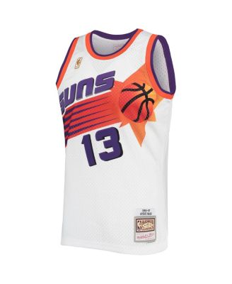 Men's Steve Nash White Phoenix Suns 1996-1997 Authentic Hardwood Classics Swingman Jersey