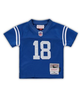 Infant Boys and Girls Peyton Manning Royal Indianapolis Colts 1998 Retired Legacy Jersey