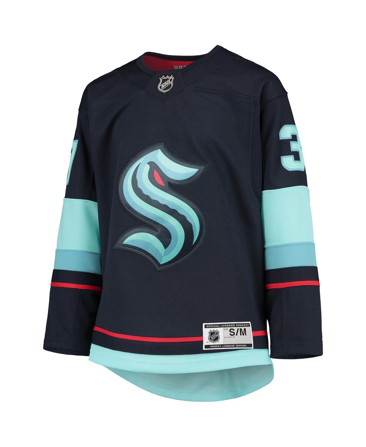 Big Boys Yanni GourdeSeattle Kraken Home Premier Player Jersey - Deep Sea Blue