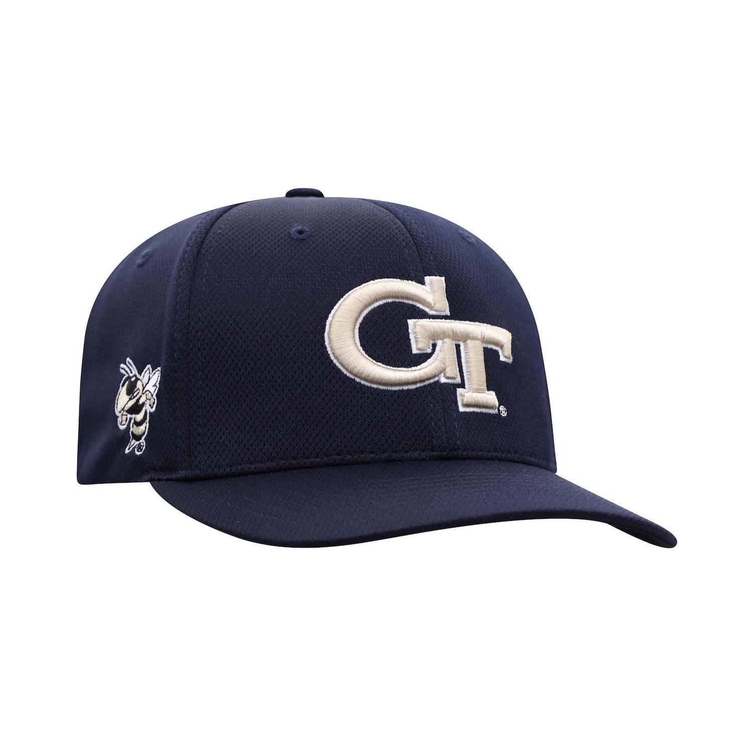 Men's Navy Georgia Tech Yellow Jackets Reflex Logo Flex Hat